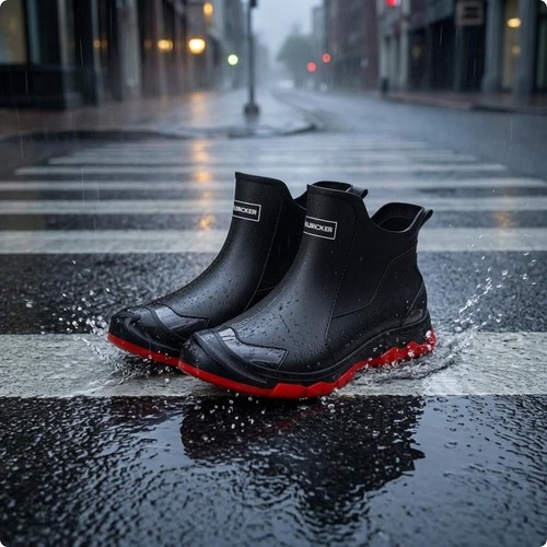 Knöchelhohe regenstiefel - knöchelhohe,