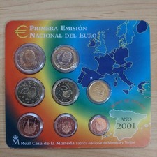 Spanien Blister 2001, KMS, 8