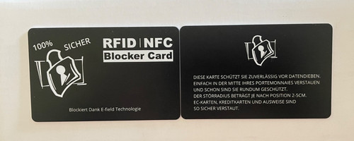 Rfid nfc blocker card - blocker,