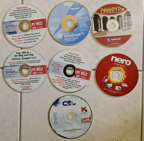 Verschiedene cds software - verschiedene,