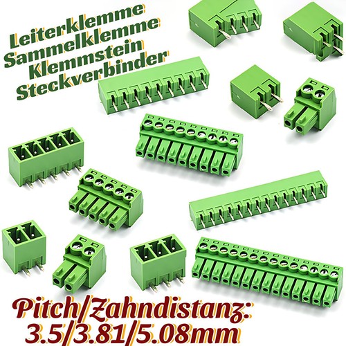 5mm 81mm 08mm klemme - 3,81mm, 5,08mm