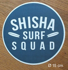 Shisha Surf Squad Aufkleber Sticker Surf Windsurf Kiteboarding Big Wave 
