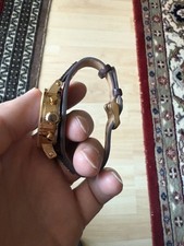 Fossil Boyfriend Damen Armbanduhr Leder Chrono Datum 