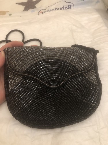Handtasche abendmode bestickt - bestickt,