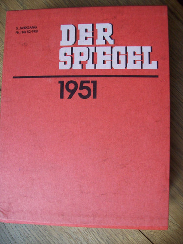 Der spiegel jahrgang 1951 - der,