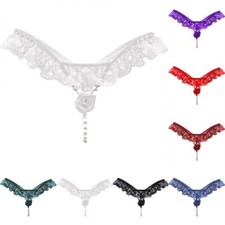 Weiße Spitze Tanga G String