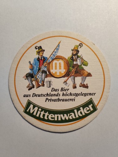 Bierdeckel mittenwalder - bierdeckel,