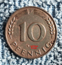 10 Pfennig Sammler Stück  mit Pixel. BRD 1950 F   Selten.