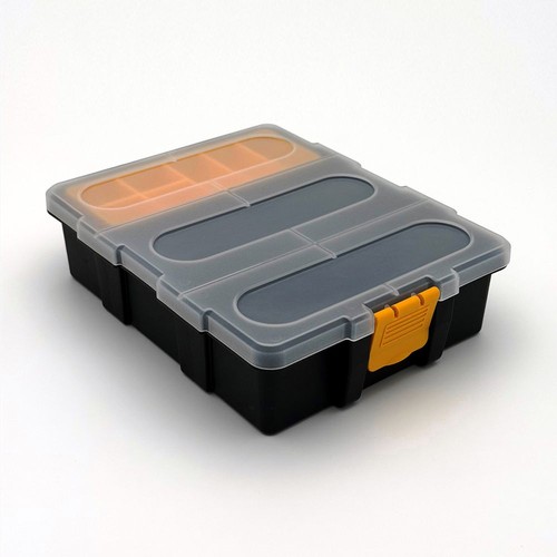 Tackle box life orange - orange, deckel