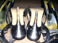 C&A Party Sandaletten + Stilettos 10cm Metall Absatz + Europa 11cm Absatz