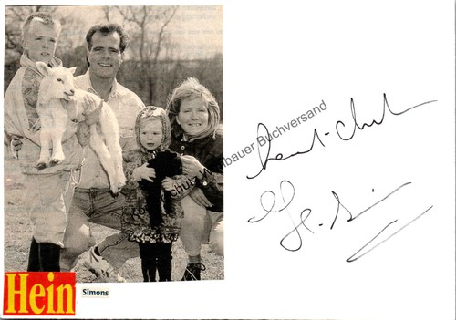 Original autogramm heintje - autogramm,