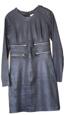 Academia Lederkleid Echtleder Lammleder Stretchleder Schwarz 40 M Neuwertig