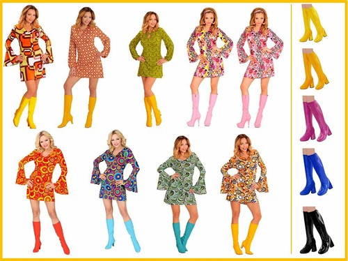 Hippie girl groovy - hippie, retro