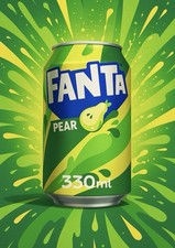 Fanta Pear 0,33 L Dose UK -