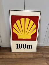 schönes Emailschild Shell 100