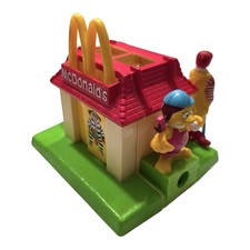 Vintage 90er Jahre McDonalds Happy Meal Spielzeug, Spitzer, Stiftehalter, Lineal
