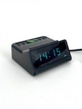 * BRAUN DIGITALUHR WECKER D. LUBS 1983 4 808 DN30s SCHWARZ VINTAGE 