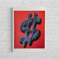 Andy Warhol Dollar Lithografie