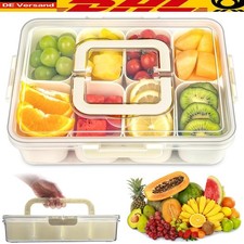 Snackbox Transparent 8 Fächer