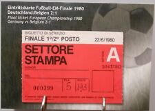 Fußball EM 1980 Postkarte