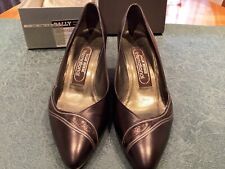 Damenschuhe Bally Suisse, Gr. 5, Braun gemuster, Gebrauchsspuren Sohle