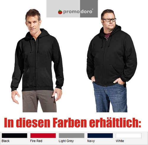 Herren sweatjacke men hoody - sweatjacke, men´s