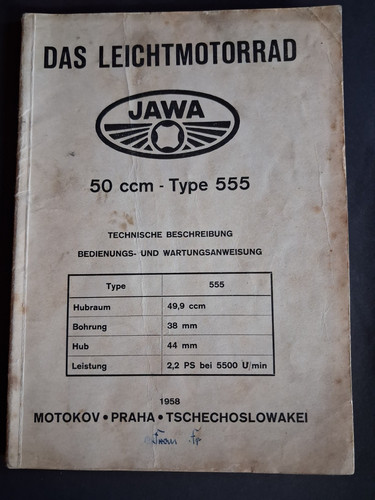Betriebsanleitung jawa - jawa, +