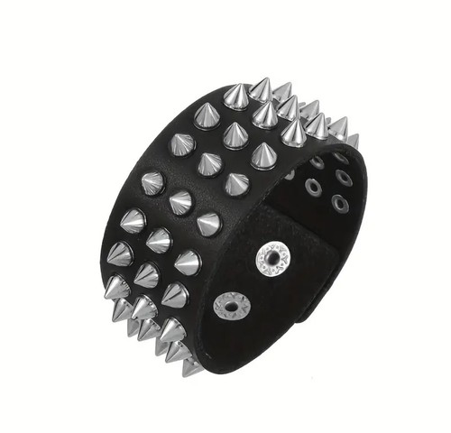 Nietenarmband schw silber - nietenarmband,