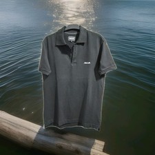 Herren Poloshirt M schwarz