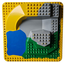 LEGO DUPLO 2295 - große Zoo -Safari Platte 38x38cm Bauplatte Grundplatte