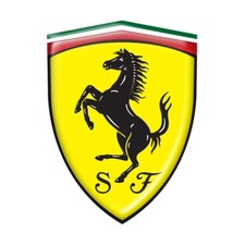 Ferrari Logo Silikonaufkleber für Autotuning und Innenraum, beste Qualität