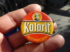 Alte kleine Blechdose Schuhcreme - Kolorit Kavalier - Kaufladen Grösse