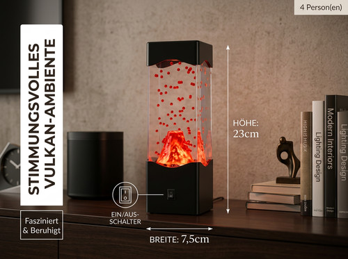 Led vulkan lavalampe usb lampe - lavalampe,