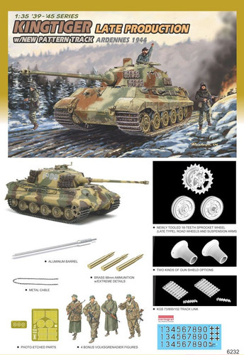 Dragon 6232 königstiger king - 6232,