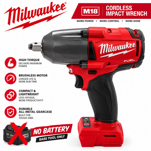 Milwaukee cordless impact - cordless,