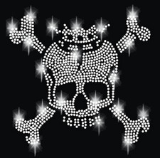 STRASSSTEINE TOTENKOPF SKULL