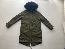 Damen parka khaki grün - khaki,