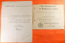 Verleihungsurkunde zum