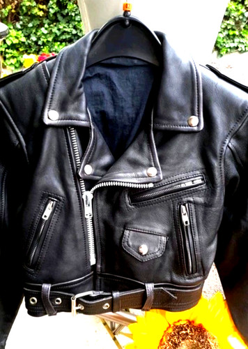 Echt lederjacke schwarz - echt, s