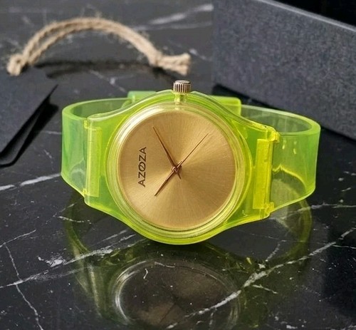 Azoza armbanduhr neon gelb - -,