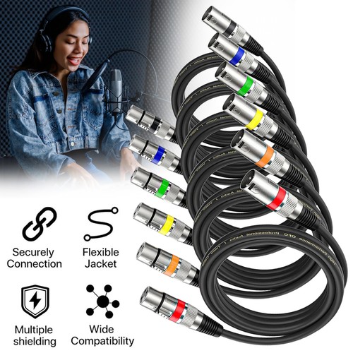 6pcs premium xlr dmx - 6pcs,