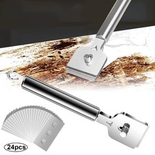 Ceranfeld Schaber Mit 24 Ersatzklingen Für Backofen & Herd Glasschaber Mehrzweck