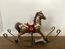 Dekofigur Pferd - wie Schaukelpferd - Weihnachten