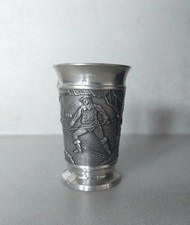 Zinnbecher Sächsisches Zinn 95% Zinn