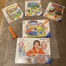 Tiptoi Buchstaben Spiel mit Stift Ravensburger Uhr erste Zahlen Weltatlas Top! ￼