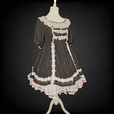 Gothic Lolita Kleid Schwarz