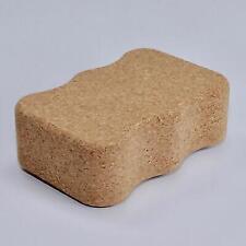 Kork Yoga Block "Wave" 227 x 150 x 75mm aus Naturkork für Asanas Pilates Fitne