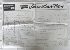 Auflösung.Nachlass.Seltener Graupner Schnellbau-Plan Nr.4421-Monsum---Ansehen