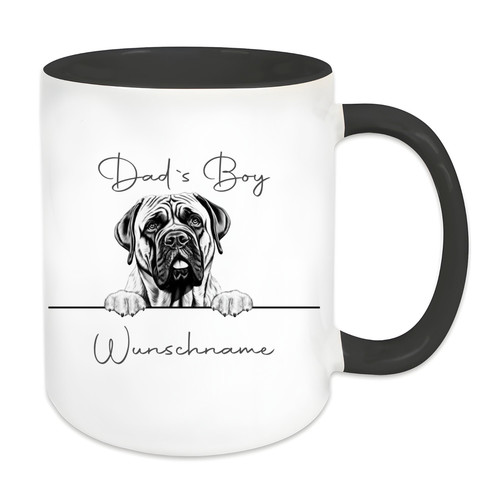 Hunde tasse mastiff mit - hunde,