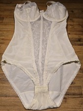 CLARA Corsagen Hosenkorselett BARBARA, Gr. I 4, 85 C, ivory, NEU * made in Italy